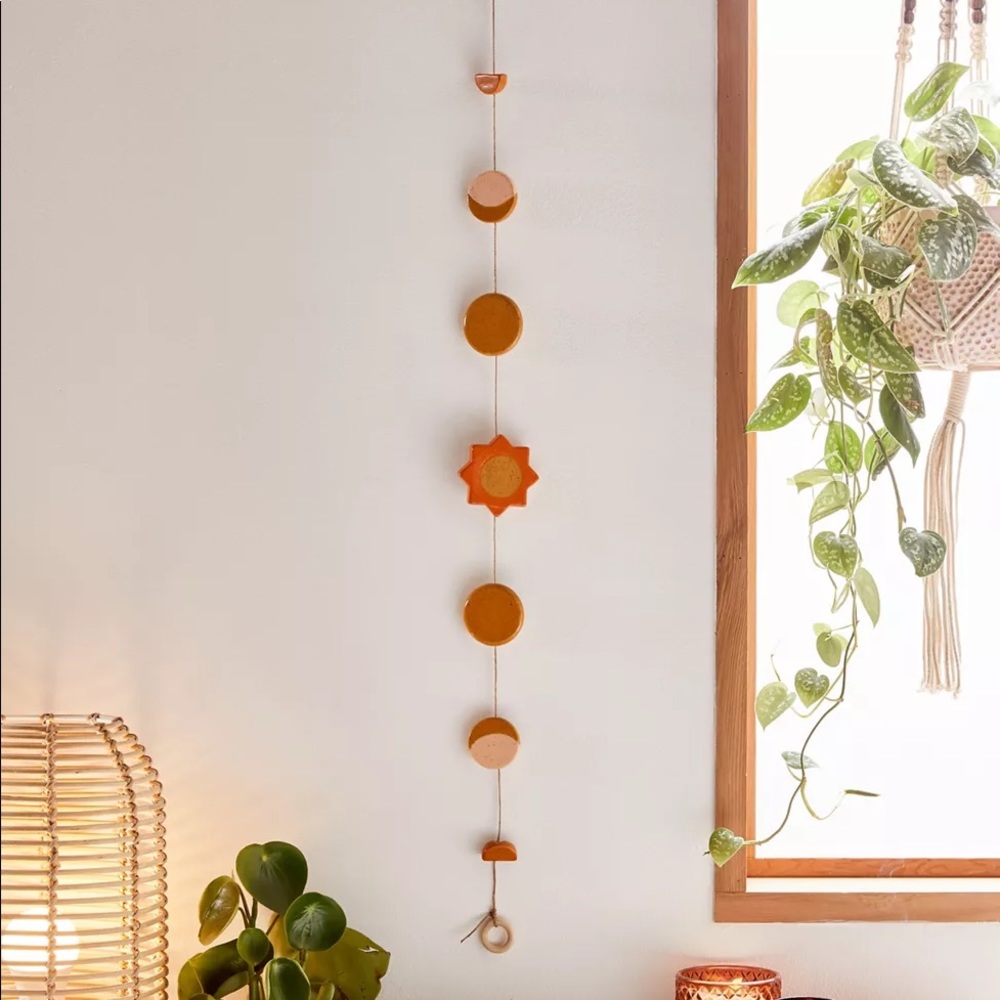 Urban Outfitters Sunset Ceramic Wall Hanging Decor